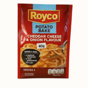 Royco potato bake cheddar and onion 40g