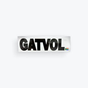 Bumper sticker Gatvol